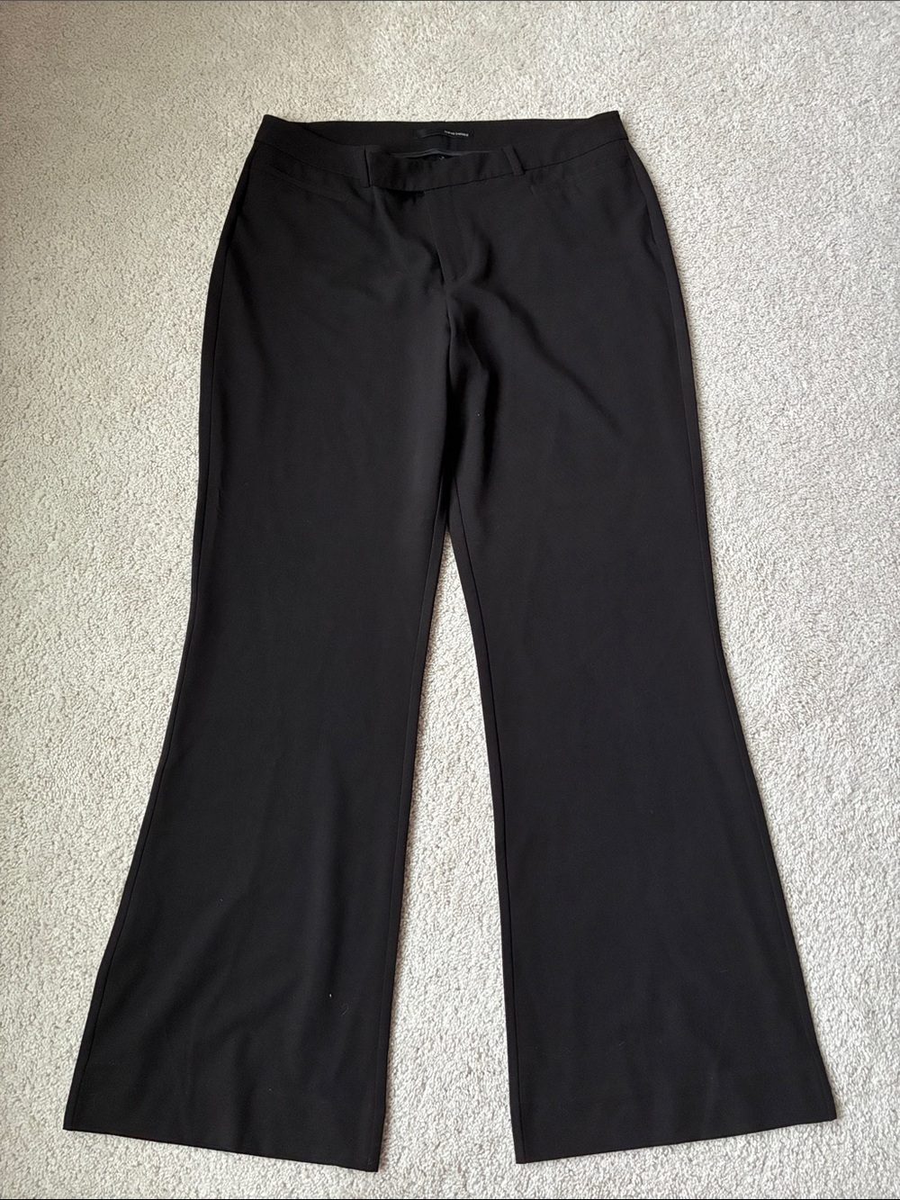 New Harve Benard Women's Black Suit Flare Pants size 12